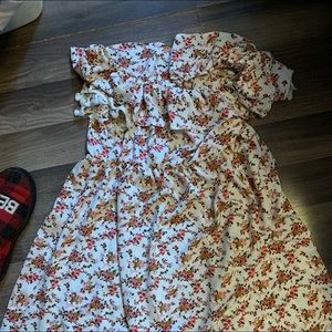 Off shoulder maternity dress